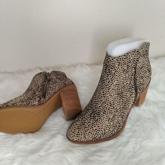 New Mia Eric Tracer cheetah boots cream/black size 6 - Picture 8 of 16